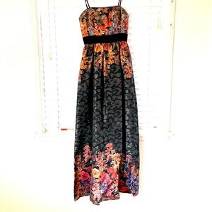 Adrianna Papell Multi Colored Sheen Formal Dress